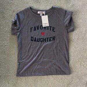 Girls' Gray Favorite Daughter Graphic Tee